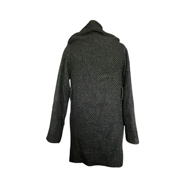 VTG Vivienne Westwood Anglomania Cardigan Sweater SZ 40 Grey/BLK Chunky Retro - Picture 2 of 16